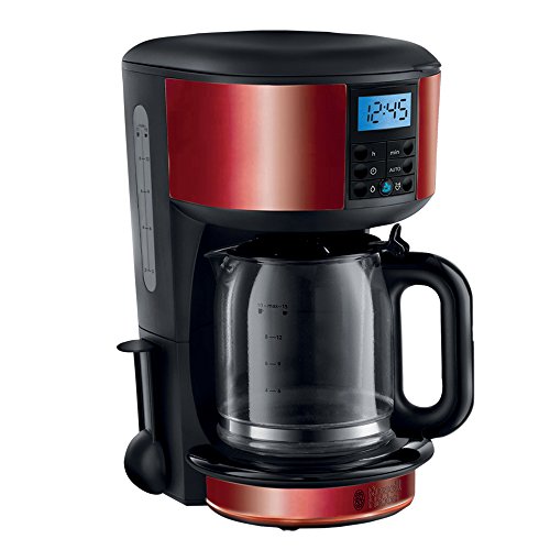 Russell Hobbs Digitale Kaffeemaschine Legacy, programmierbarer Timer, bis 10 Tassen, 1,25l Glaskanne, 1000W…