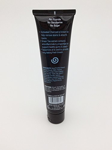 ClayBrite Activated Charcoal Toothpaste Zion Health 4 oz Paste