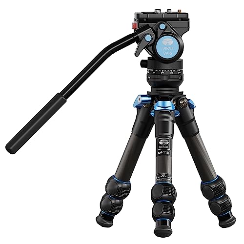 SIRUI Carbon fibre Mini Video Tripod with VA-5 Smooth Video Fluid Head