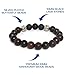 Essential Oil Bracelet: Diffuser Bracelet with Lava Stone, Mahogany Wood Beads & Silver Butterly Beads for Aromatherapy