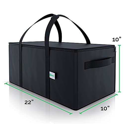 KIBAGA Commercial Insulated Food Delivery Bag 22" x 10" x 10