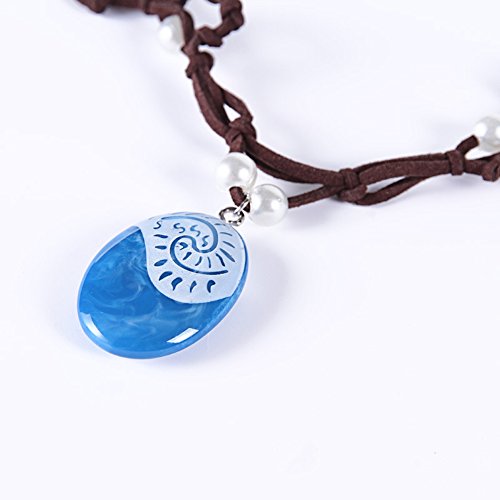 Moana Necklace,Costume Accessory Movie Gift For Girls,Children Kids Toys Princess Birthday Party Favors Cosplay