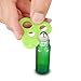 Olilia Glass Roll on Bottles with Metal Roller Balls, Essential Oils Key included 12 Pack of 10ml(1/3oz) (Green - Gold Lids)