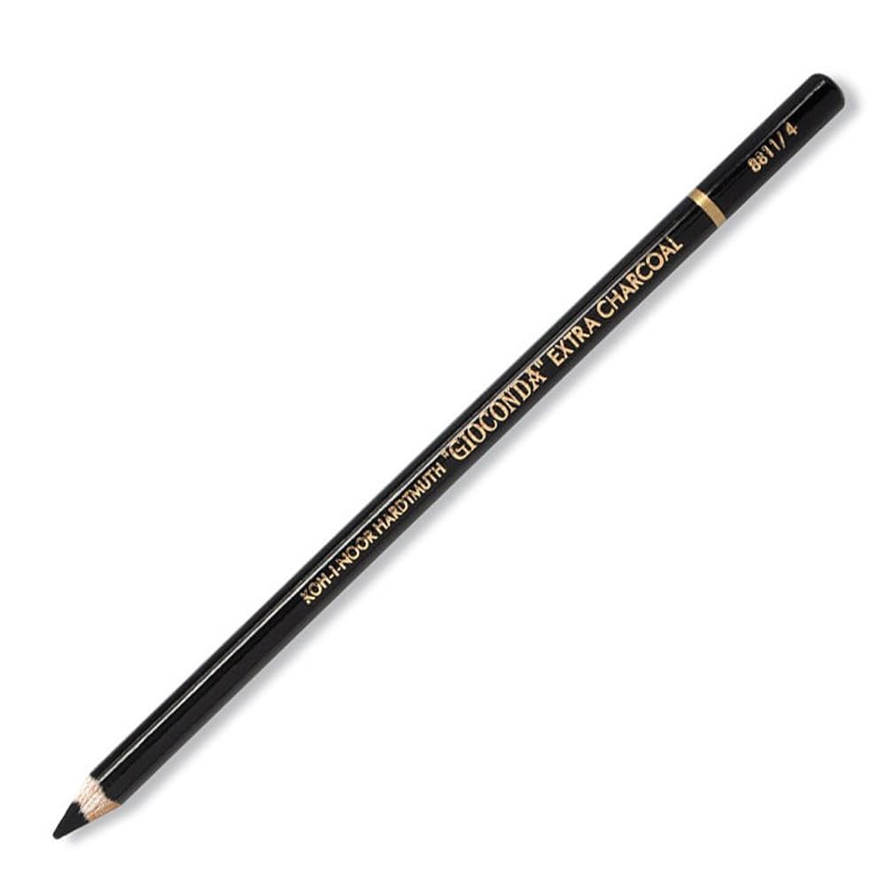 KOH-I-NOOR Gradational Extra Charcoal in Pencil 8811 4, Black