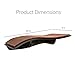 Arf Pets Cat Shelf, Wall-Mounted Desined Wooden Cat Perch - Holds Cats Up to 44 Lb