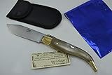 Classic Albacete Pastora Knife Brass Handle Bull