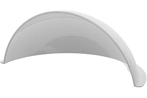 Baluue Recessed Ceiling Light Half Shade Anti-Glare Diffuser Cover Soft Light Shield for Kitchen