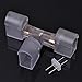 DELight 5pcs T Type PVC Splice Connector with Pins for 2 Wire Flexible LED Neon Rope Light Tube Accessories ACC