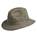 Indy Jones Mens Water Resistant Cotton Hat Loden XLarge