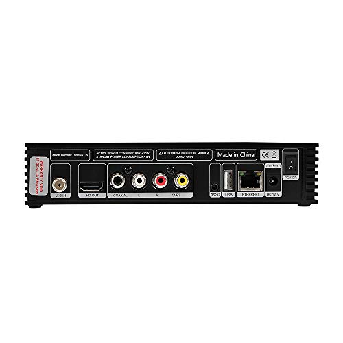 GTMEDIA V8 NOVA Blue Full HD 1080P DVB-S2 FTA Digital Satellite Receiver Support H.265, PowerVu, Biss Key, Built-in WiFi