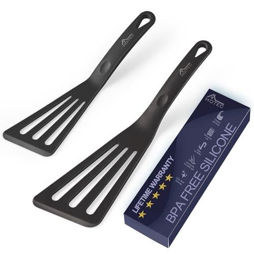 HOTEC Silicone Spatula Set Black