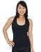 Delfin Spa Women's Heat Maximizing Underbust Racerback Exercise Tank – Petite Thru Plus