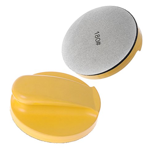 ULKEME Sanding Block Polishing Backing Pad Handle For Grinding Rectangular/Round/Bullet