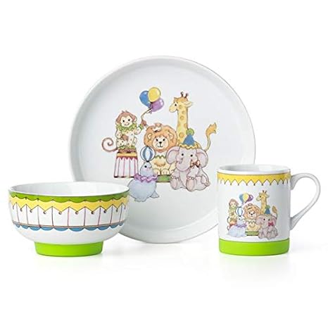 Amazon.com: Lenox Circus Friends - Juego de 3 piezas de ...