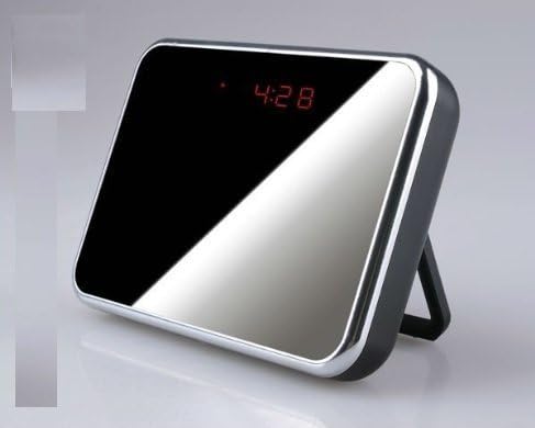 SPY ALARM CLOCK MIRROR - 16GB MICRO SD INCLUDING CAM CAMERA 1280 X 960 MICRO MOTION DETECTION CAMERA