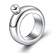 Fashion Bracelet Flask Creative Hidden Stainless Steel Wine Bangle with Funnel (Silver)