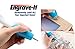 Engraving Pen Etching Tool Cordless for Zippo - Wood - Glass - Jewelry - Metal - Leather - CD - Plastic - Golf Ball / Powered by AA Batteries with Metal Alphabet Stencil