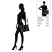 Hynes Victory Womens Classy Satchel Handbag (Black)