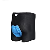 3D Padded Cycling Underwear Shorts - Breathable Quick Dry Bike Pants - Lightweight Bicycle Undershorts - Men