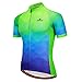 Uriah Men's Cycling Jersey Short Sleeve Breathable Fluorescence Green Size XXL(CN)