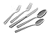 Culina Verano 20 Pcs Flatware for 4 18/10 Stainless Steel Silverware, Mirror Finish