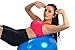 FLEXIFOIL Anti Burst Exercise Ball - Super Dense Wall Structure for Ultimate Support & Durability for Yoga & Pilates. Ideal for Core Stability & Body Conditioning and Workouts at Home