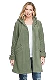 Roamans Women's Plus Size Sherpa Hood Coat