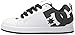 DC Men's Court Graffik SE Skate Shoe,White/Charcoal,9 D US
