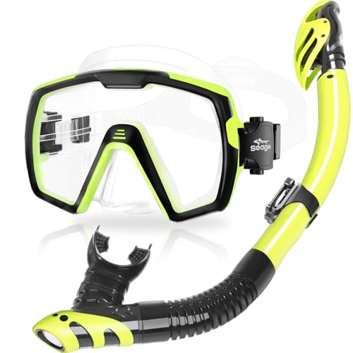 Seago Dry Scuba Snorkel Mask Set
