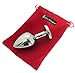 Eastern Delights Steel Jeweled Butt Anal Plug Large Medium Small Training Sets