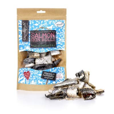 Green & Wilds Salmon Skin Rolls (50g)