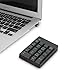 Jelly Comb 2.4G Number Pad, 18 Keys Wireless Silent Numeric Keypad with Mini USB Receiver, for Laptop/Notebook, Compatible with Windows System