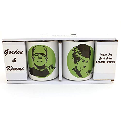 Mr And Mrs Frankenstein Made For Each Other Mug Set