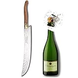 Uniharpa Japanese Pattern Steel Champagne Saber With Wooden Gift Box Wine Saber Champagne Sword Champagne Opener