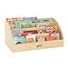 ECR4Kids Toddler Book Display, Beginner Bookshelf, Natural