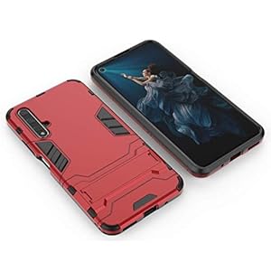 GOBY Cover per Huawei Honor 20 Case Silcona Fondina Ibrida Robusta Armor Bumper TPU Case Magnetica Supporto Smartphone… - immagine 3