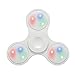 Fidget Toy LED Light Up Triangle Hand Spinner Stress and Anxiety Relief EDC Toy for Kids and Adults