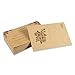 50 Pack RSVP Postcards, Kraft Blank Response Card, Wedding Return Cards - RSVP Reply for Parties and Receptions - Self Mailer Mailing Side Postcards 50 Cards Per Pack Postage Saver - 4 x 6 Inches