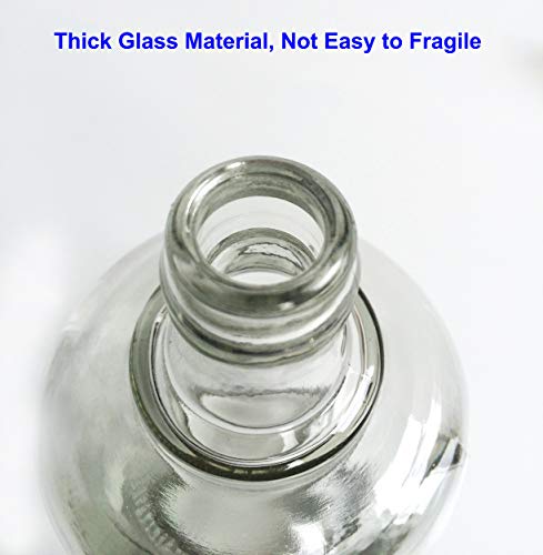 CuleedTec Classic 150ml/5oz Alcohol Burner Lamp Glass Lab Equipment Heating Bunsen Burners with 8.5inch Wick and Funnel for Laboratory, Classroom or Home Scientific Equipment