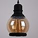 UNITARY Farmhouse Pendant Lights Kitchen Island, Kitchen Light Fixtures, Vintage Dining Room Light Fixture with 1 E26 Bulb Socket, Black Metal and Glass Jar Chandelier, Ceiling Pendant Light Fixtures