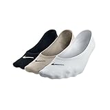 Nike Womens 3-Pack Multicolor Lightweight Footie