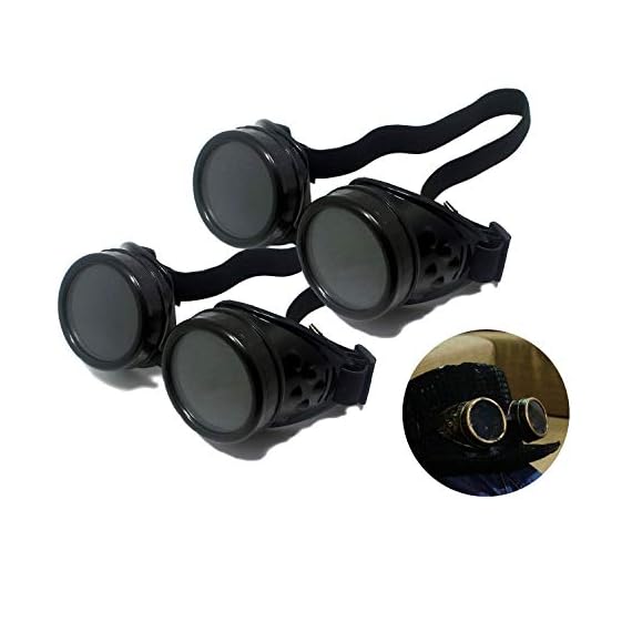 TB-Vintage-Steampunk-Goggles-Glasses-Cosplay-Cyber-Punk-Gothic-2-Black