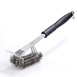 Reincom Grill Brush Barbecue Cleaning Brushand Scraper BBQ Grill Brush Safe Effective 18