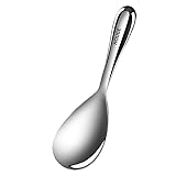 AHOUGER Rice Paddle Rice Spoon Stainless Steel