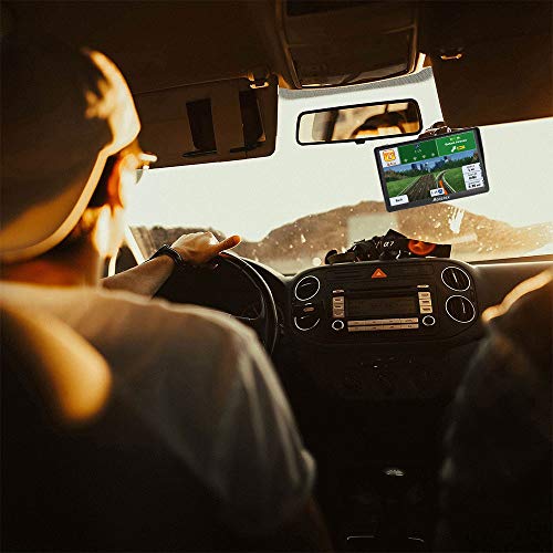 Car GPS Navigation, Lifetime Maps Update Car Navigator, Spoken Turn- to-Turn Traffic Alert Vehicle Car GPS Navigator, Free North America Map Update Contains USA, Canada, Mexico map