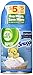 Air Wick Pure Freshmatic 6 Refills Automatic Spray, Fresh Linen, 6ct, New Look, Same familiar smell of Fresh Laundry, Essential Oil, Odor Neutralization, Packaging May Vary, 6.17 ounce, (Pack of 6)