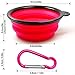 Pop-up Dog Bowl & Pet Bowl - Collapsible Travel Silicone Camping Crate Dish Bowl - 2 Cup Set - Pink/Purple, Small by KIQ