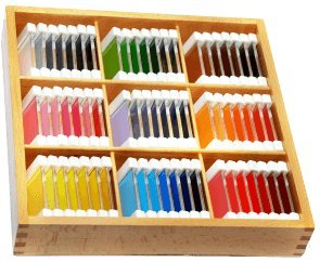 JnanaMudra Montessori Sensorial -Colour Box Territiary Colours