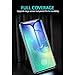 IVY Galaxy S10+ Plus [3-Pack] Curved Tempered Glass Screen Protector Film for Samsung S10+ Plus with [9H Hardness][Full Screen Protection][Ultra Clear][Anti Scratch]
