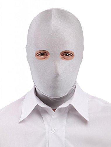 Unisex Spandex Zentai Hood Mask for Halloween Cosplay Costume Hood Open Face Faceless Mask